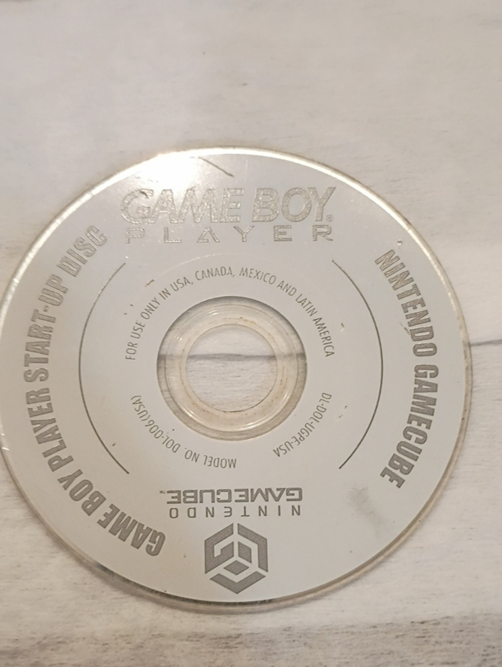 Nintendo GameCube Game Boy Player Start-Up Disc - Silver